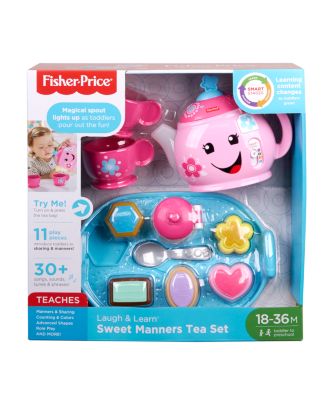 Fisher price tea set and tray online