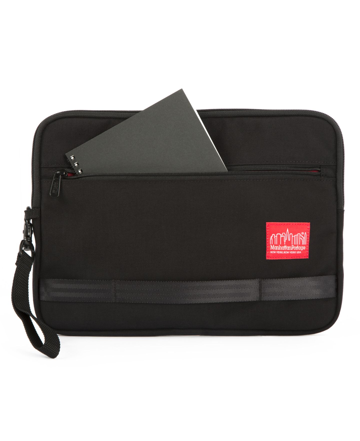 Женская сумка Manhattan Portage Large Henry Portfolio Case, цвет: Чёрный — фото 2