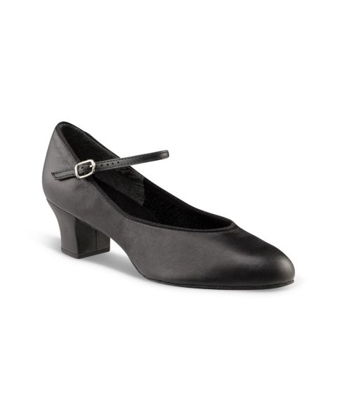 Обувь Capezio Suede Sole Jr. Footlight Character, цвет: Чёрный