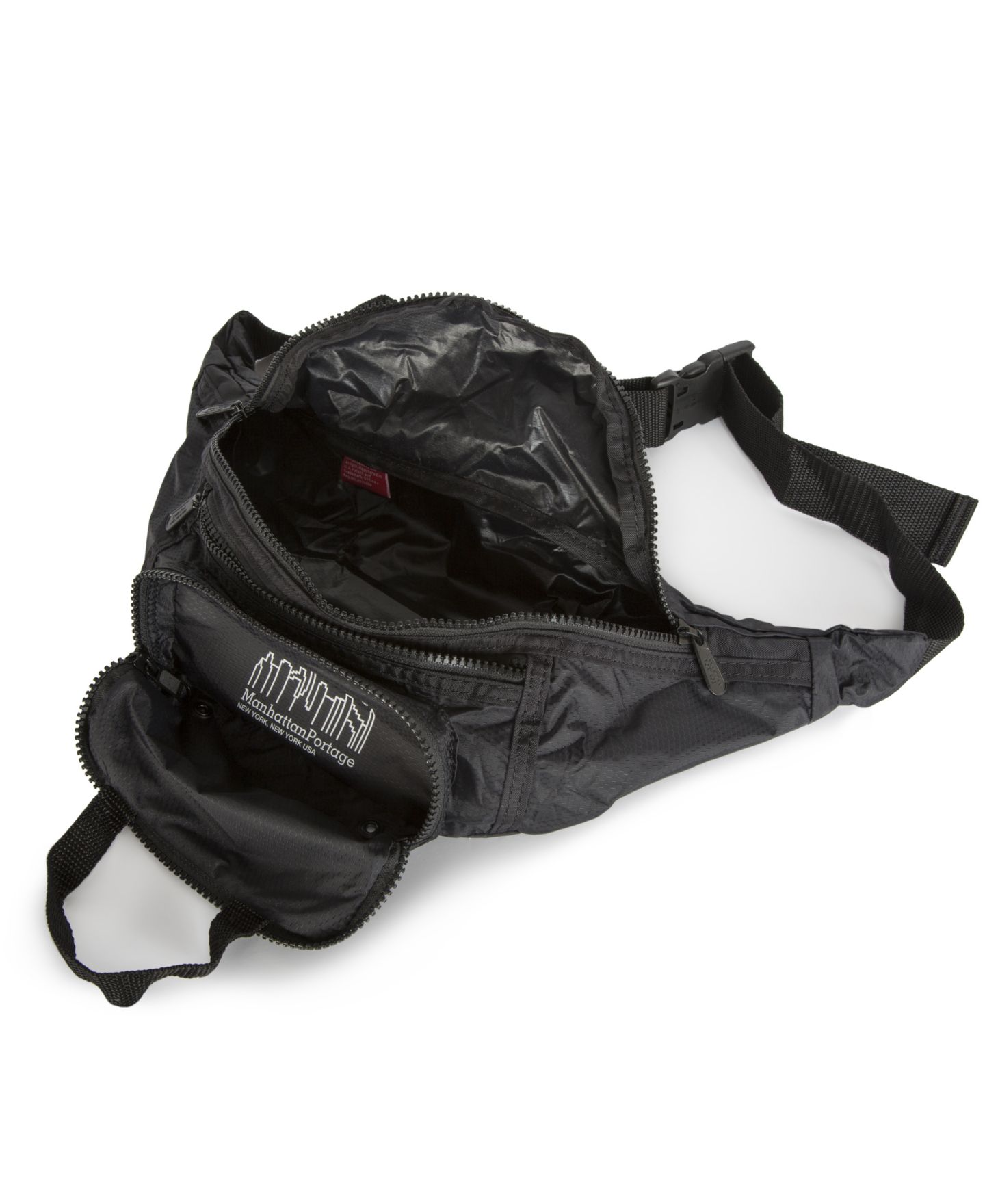 Женская сумка Manhattan Portage Packable Alleycat Waist, цвет: Чёрный — фото 6