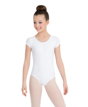Shop Capezio Toddler Girls Short Sleeve Leotard In White