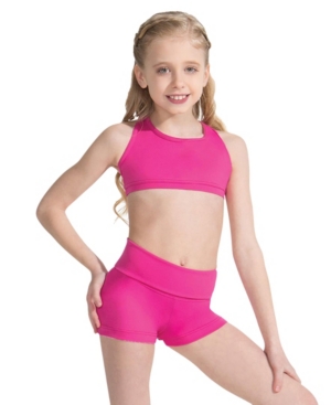 Capezio Big Girls Fold Over Boy short