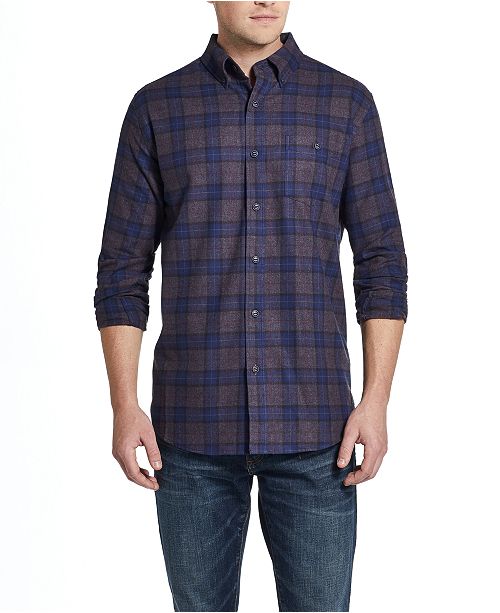Weatherproof Vintage Men S Brushed Flannel Plaid Shirt Reviews