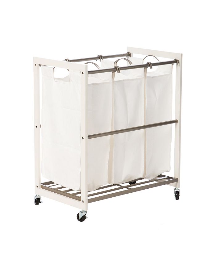 TRINITY 3 Bag Laundry Cart Macy