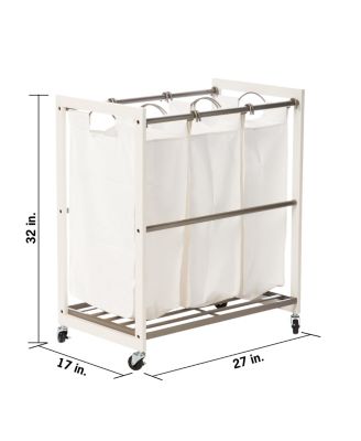 3 Bag Laundry Cart