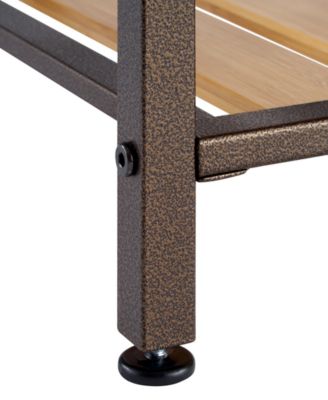 3-Tier Bamboo Shoe Bench