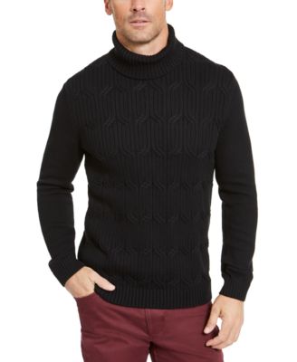 macys mens black turtleneck
