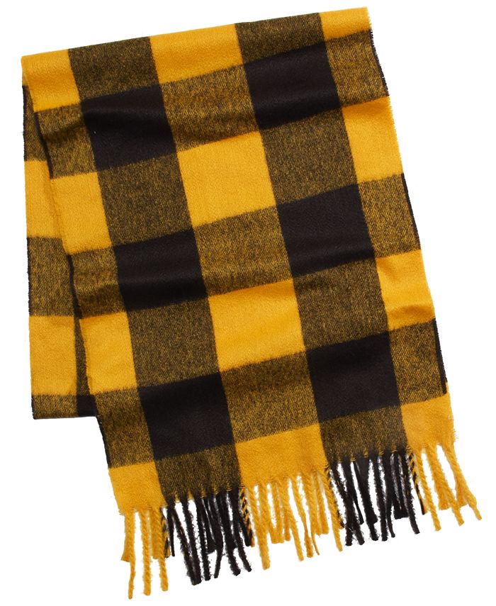 Alfani Men's Buffalo Plaid Scarf, Created for Macy's Macy's