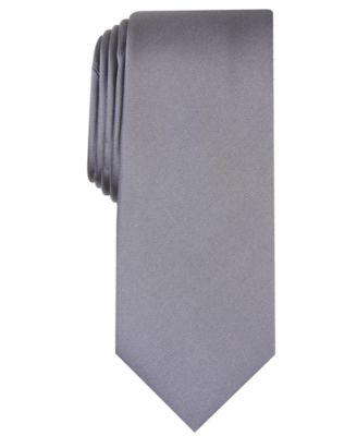Men's Solid Texture Slim Tie