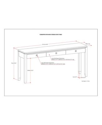 Cosmopolitan Console Table