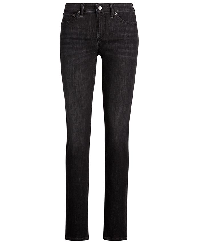 Lauren Ralph Lauren Petite Premier Stretch Straight-Leg Jeans & Reviews ...