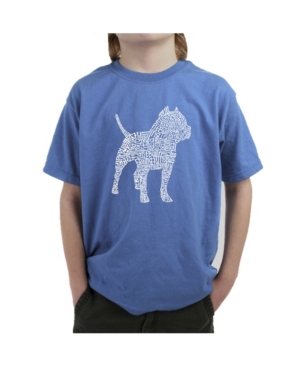 La Pop Art Boy's Word Art T-Shirt - Pitbull