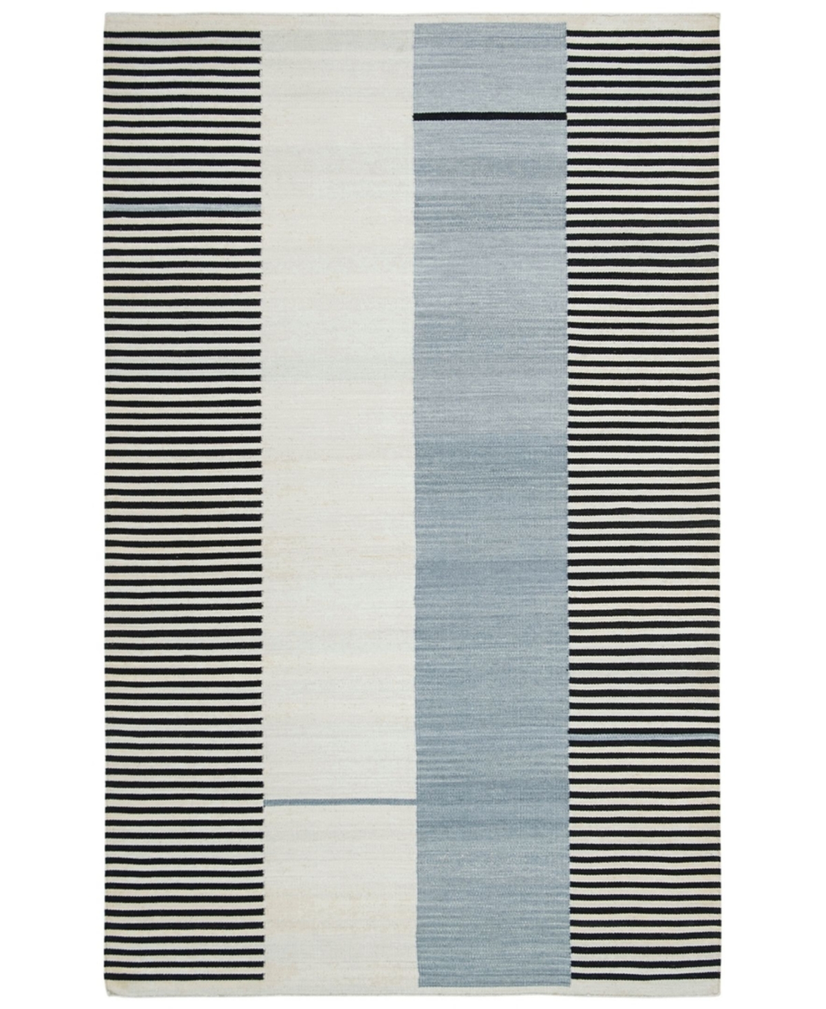 Lauren Ralph Lauren Aryn Stripe LRL7310C Slate 8' X 10' Area Rug - Slate