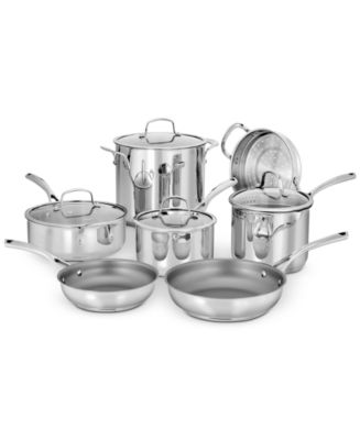 Cuisinart 11-Piece Forever Stainless Steel Cookware Set 