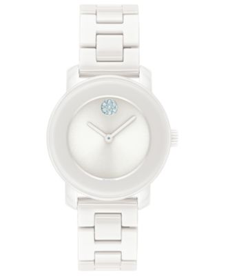 michael kors white porcelain watch