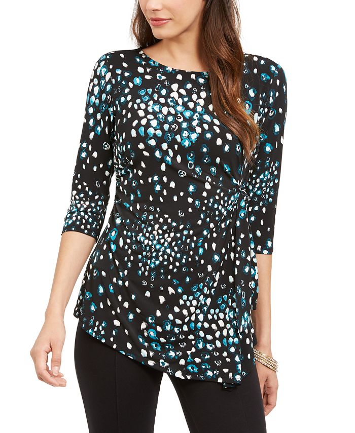 Alfani Petite Printed Top, Created for Macy's Macy's