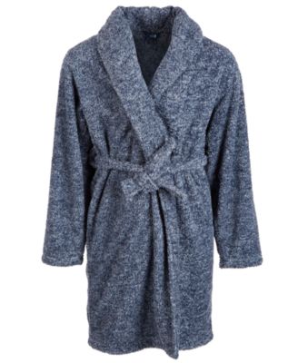 Max & Olivia - Big Boys Marled Fleece Robe