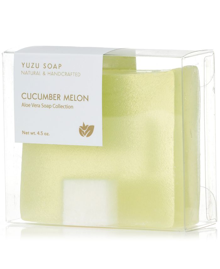 Yuzu Soap - Cucumber Melon Aloe Vera Soap, 4.5-oz.