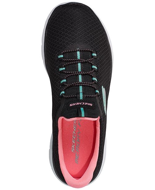 skechers women's summits wide width athletic sneakers from finish line