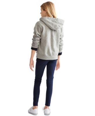 Girls' 7-16 French Terry Full-Zip Hoodie
