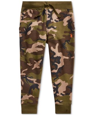 camo fleece joggers