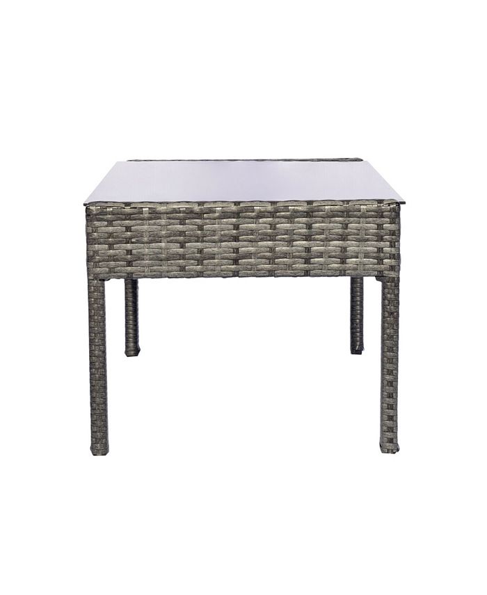 Westin Furniture 4Piece Woven Rattan Wicker Sofa Set Macy's