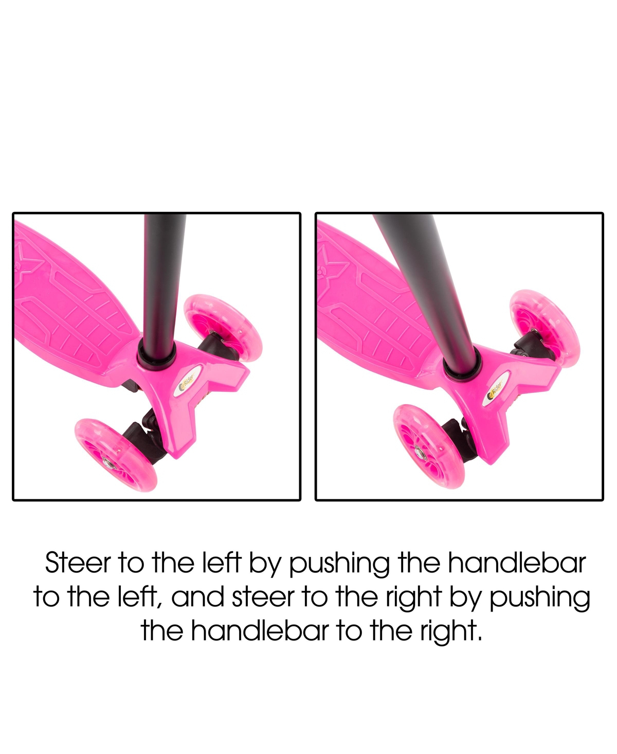 Lil' Rider Kids Scooter In Neon Pink