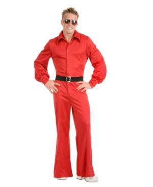 BuySeasons Men's Studio Jumpsuit Red Adult Costume