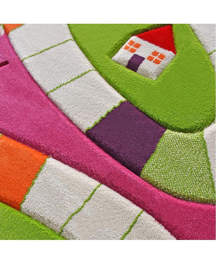 IVI Playway Pink Soft Nursery Rug Playmat Macy's