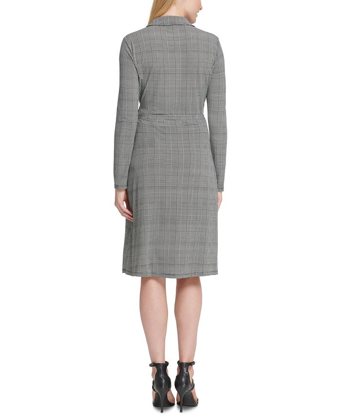dkny tie front dress