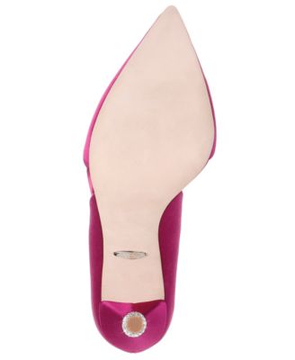 Escarpins Badgley Mischka Emily En Cuir Noir - Bout Pointu - Talon Haut - Taille 8 US - Neuf Avec Boîte