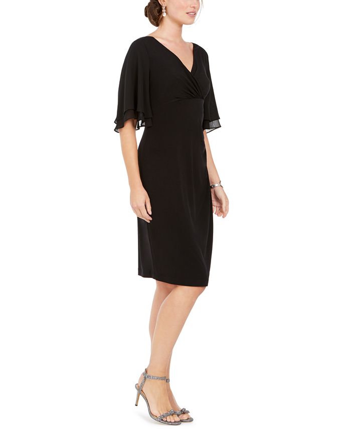 Connected Petite FlutterSleeve EmpireWaist Dress Macy's