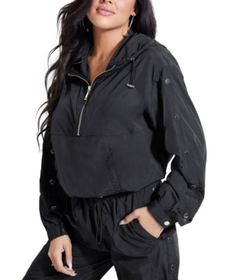 guess pullover windbreaker