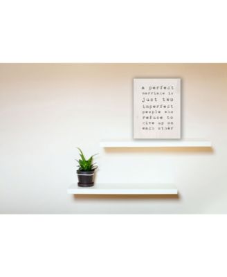 A Perfect Marriage Wall Plaque Art, 10" x 15"