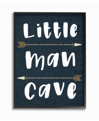 Little Man Cave Arrows Framed Giclee Art, 11" x 14"