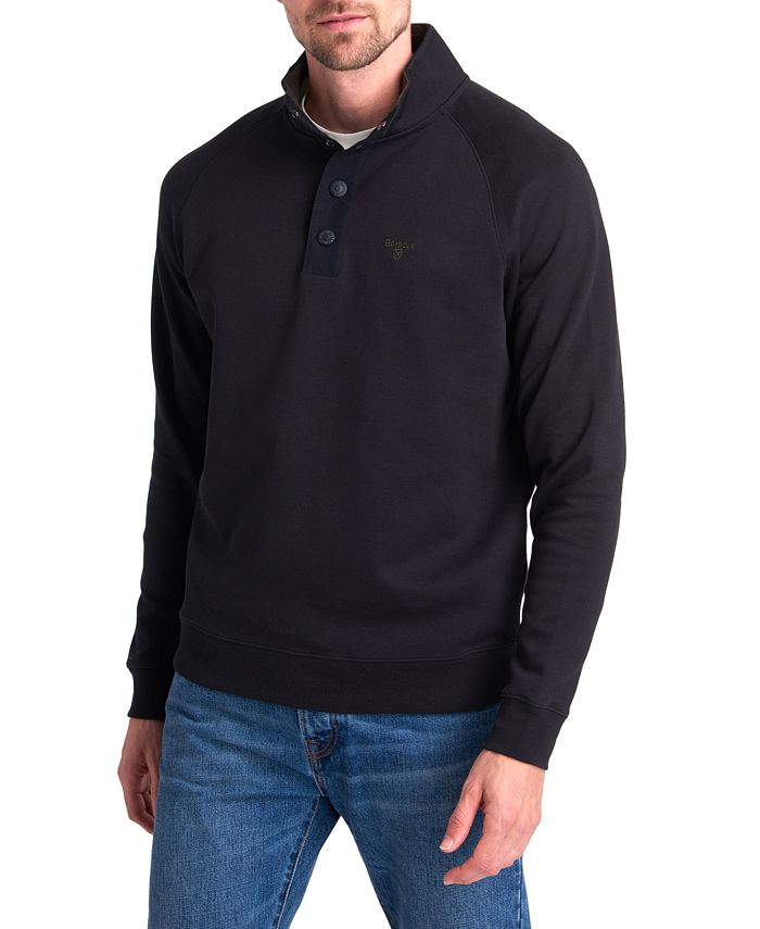 Barbour Men's Southwold HalfSnap Sweatshirt, Created for Macy's Macy's
