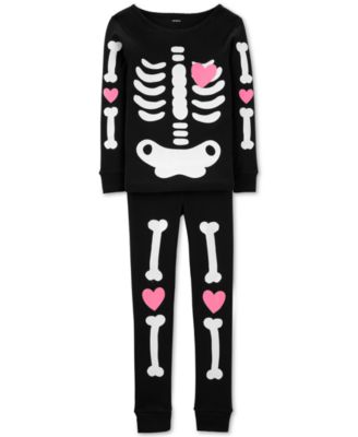 carters skeleton pjs