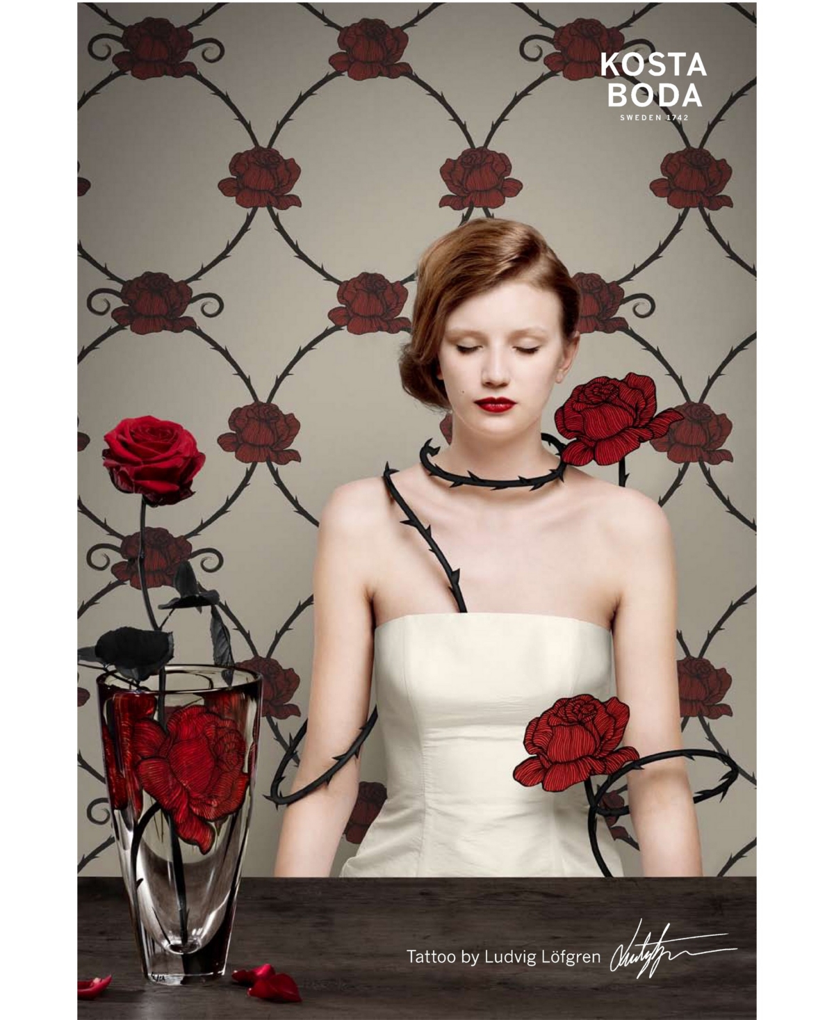 Kosta Boda Tattoo Dish