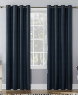 Duran Thermal Insulated 100% Blackout Grommet Curtain Panel, 50" x 95