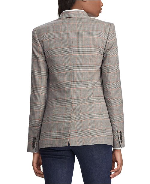 Lauren Ralph Lauren Glen PlaidPrint Blazer & Reviews Jackets