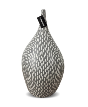 Le Present Dame Ceramic Vase 15.5" In Gray
