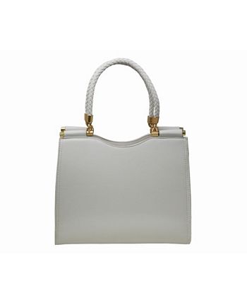 Bebe yolanda saffiano satchel top
