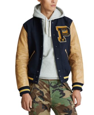 ralph lauren varsity jacket mens