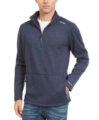 Hi-Tec - Men's Woods Point Quarter-Zip Fleece Sweater