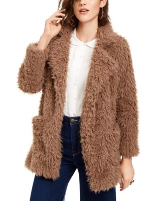 Sage The Label Penny Lane Shaggy Faux-Fur Coat - Macy's