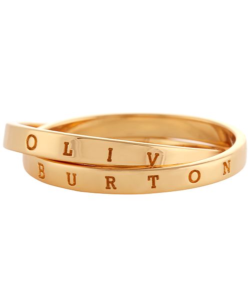 Olivia Burton Classic Double Statement Ring Reviews Rings Jewelry Watches Macy S