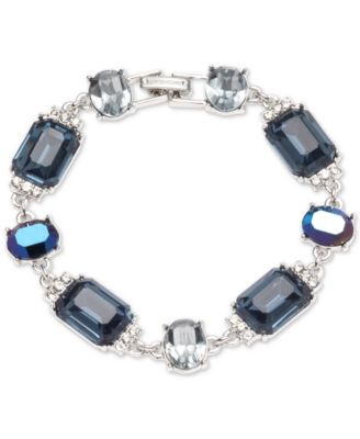 Givenchy - Silver-Tone Pav&eacute; & Stone Flex Bracelet