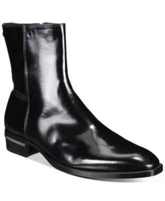 mens dress ankle boots with zipper