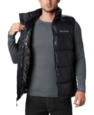 columbia black puffer vest
