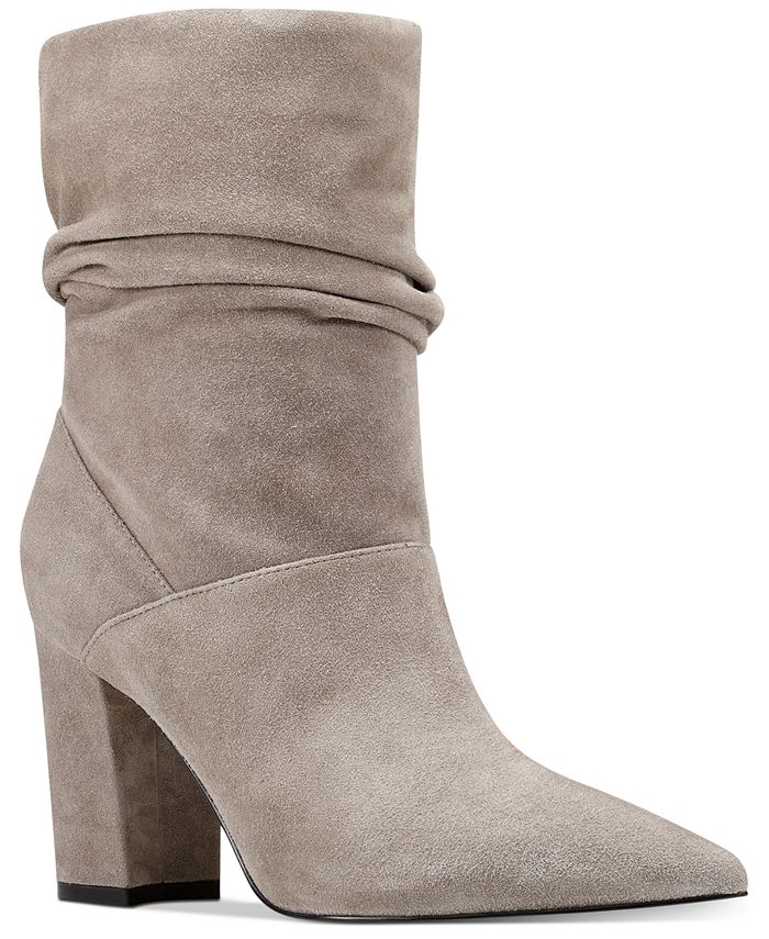 Nine West Cames Slouch Booties - Macy's